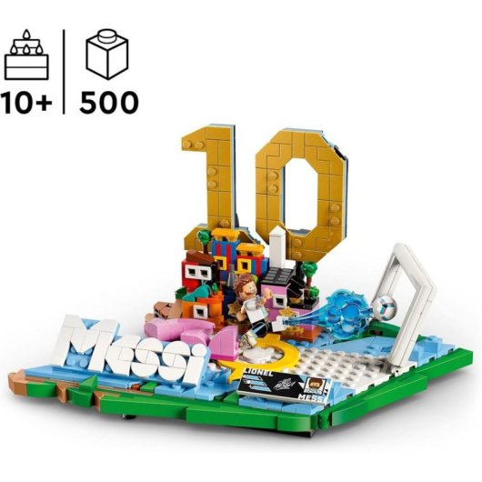 LEGO Editions Lionel Messi Fenómenos del Fútbol 43011 500 piezas