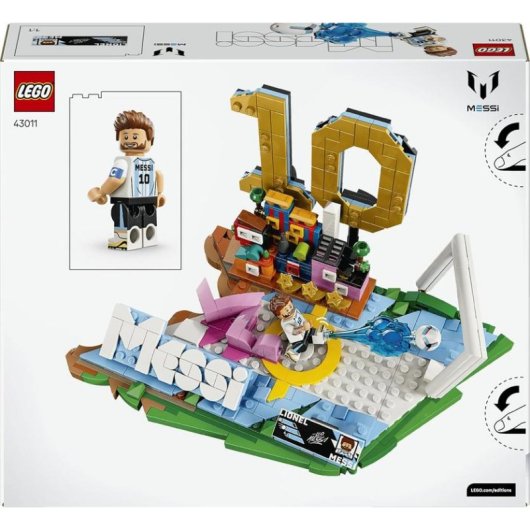 LEGO Editions Lionel Messi Fenómenos del Fútbol 43011 500 piezas