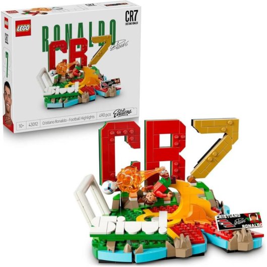 LEGO Editions Cristiano Ronaldo Fenómenos del Fútbol 43012 490 piezas