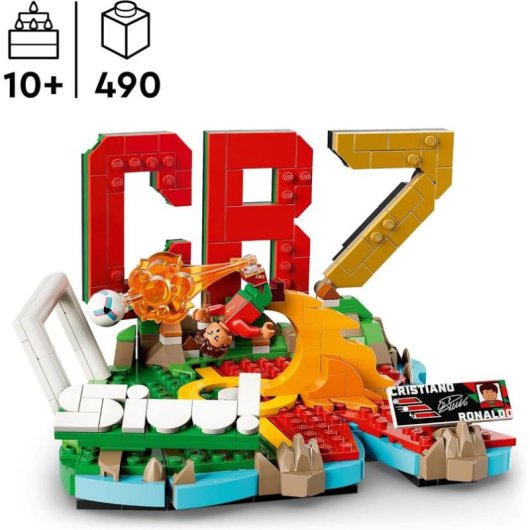 LEGO Editions Cristiano Ronaldo Fenómenos del Fútbol 43012 490 piezas