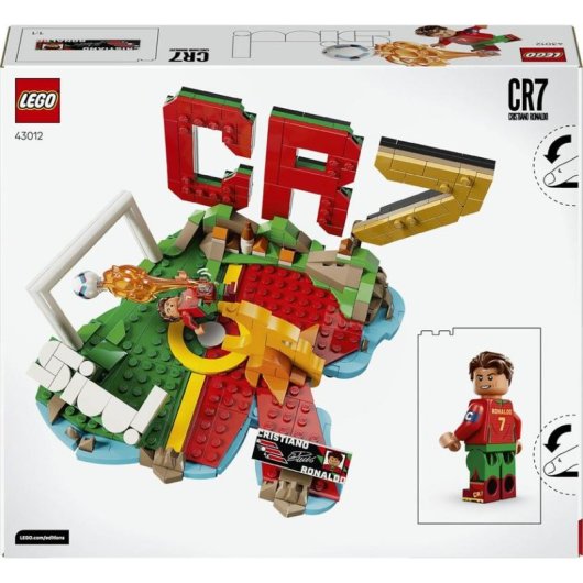 LEGO Editions Cristiano Ronaldo Fenómenos del Fútbol 43012 490 piezas