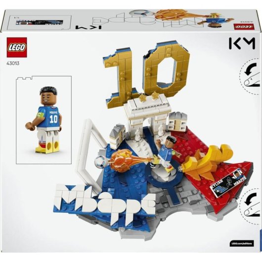 LEGO Editions Kylian Mbappé Fenómenos del Fútbol 43013 490 piezas