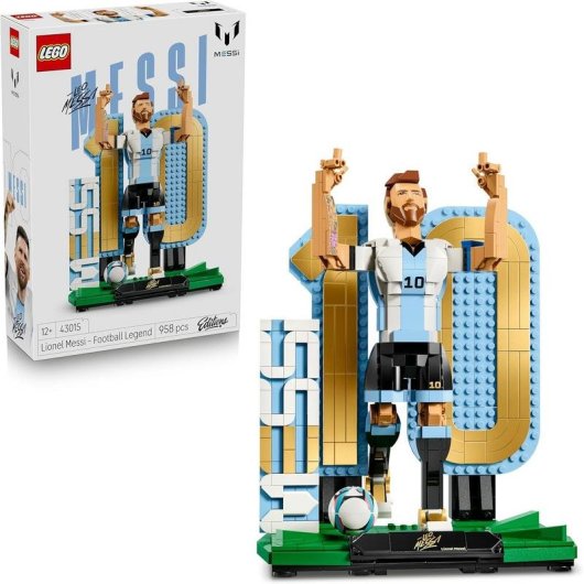 LEGO Editions Lionel Messi Leyenda del Fútbol 43015 958 piezas