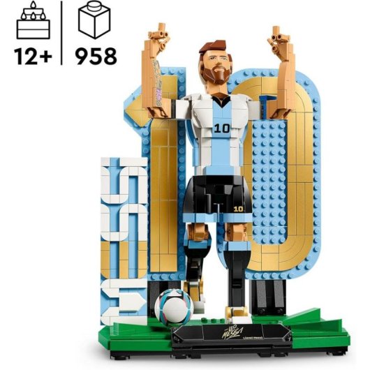 LEGO Editions Lionel Messi Leyenda del Fútbol 43015 958 piezas
