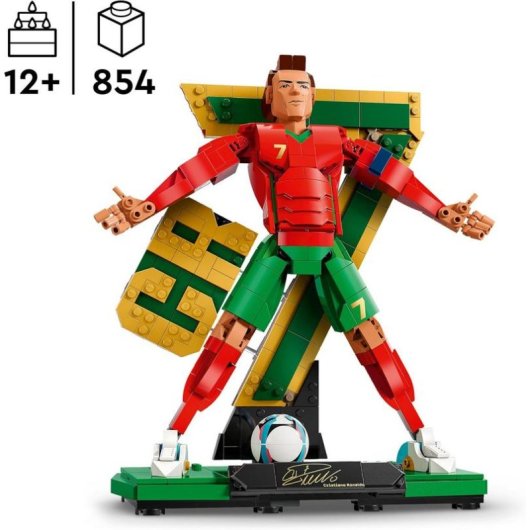 LEGO Editions Cristiano Ronaldo Leyenda del Fútbol 43016 854 piezas