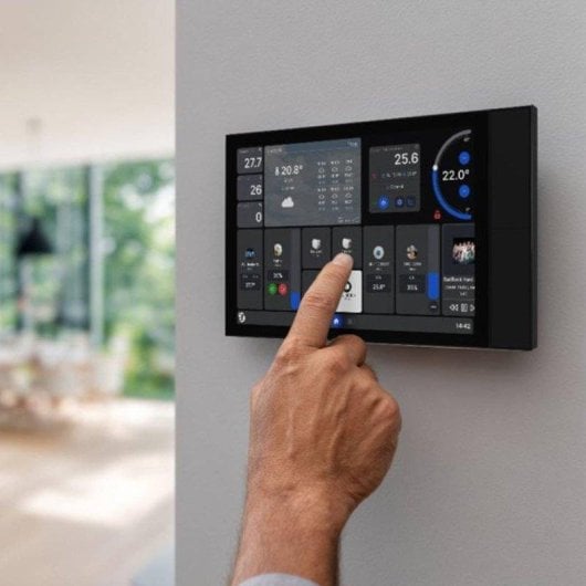 Relè Wi-Fi Shelly Wall Display XL 10.1 Wi-Fi 6 BT 5.4 GHz Controllo illuminazione ed energia