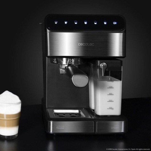 Siebträgermaschine Cecotec Power Instant-Ccino 20 Touch Nera 1,4L 20 Bar schwarz