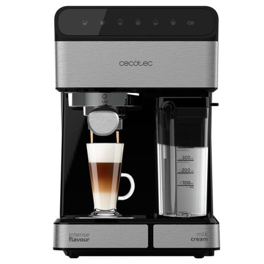 Siebträgermaschine Cecotec Power Instant-Ccino 20 Touch Nera 1,4L 20 Bar schwarz