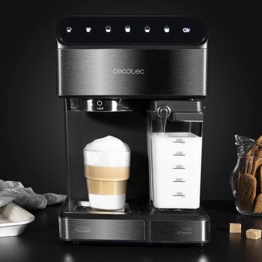 Siebträgermaschine Cecotec Power Instant-Ccino 20 Touch Nera 1,4L 20 Bar schwarz