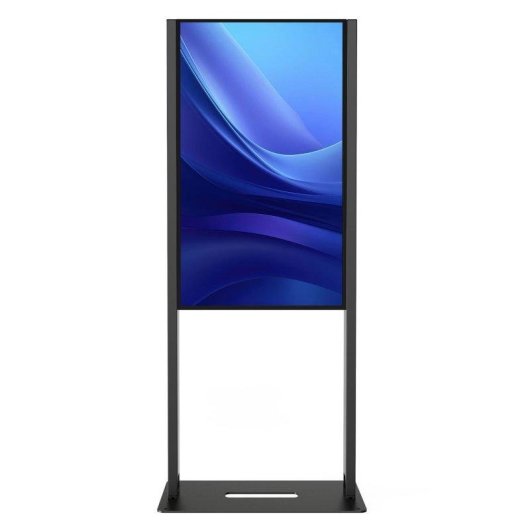 Kimex 030-3049K1 Soporte TV Escaparate Suelo 49" VESA 200x200 a 600x400 Máx 50 kg