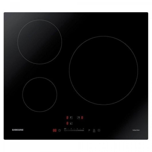 Placa de Inducción Samsung NZ63M3707AK 7200 W 59 cm 3 Zonas de Cocción