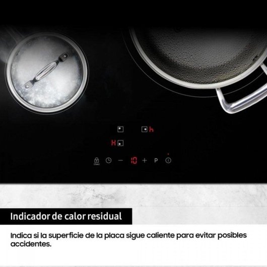 Placa de Inducción Samsung NZ63M3707AK 7200 W 59 cm 3 Zonas de Cocción