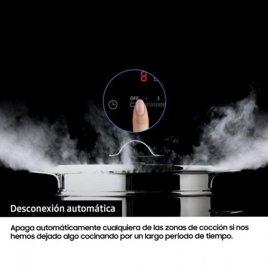 Placa de Inducción Samsung NZ63M3707AK 7200 W 59 cm 3 Zonas de Cocción
