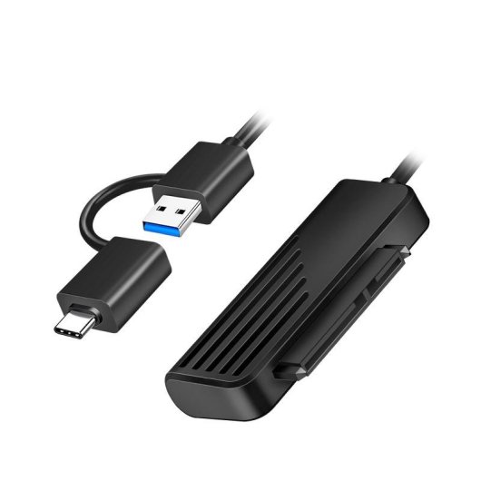 Adaptateur LogiLink AU0062 USB-C SATA 0,2 m Noir