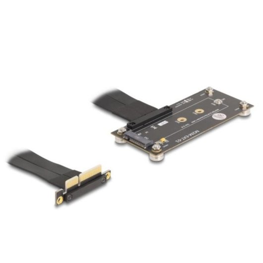 Adaptador DeLOCK 81502 M.2 a PCIe Femenino Negro 0.1 m