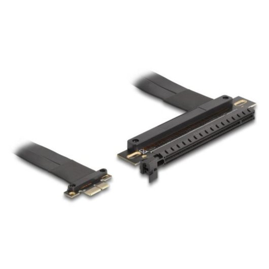 Câble Riser Delock 81505 PCIe 3.0 x1 vers x16 0,3 m noir