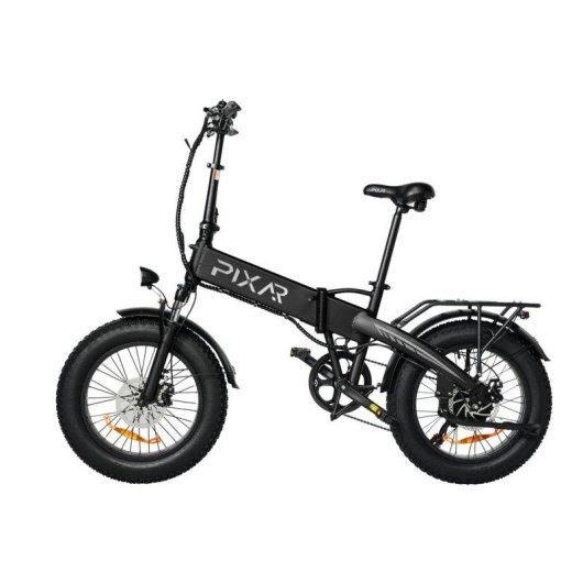 Bicicleta Elétrica Pixar Star1 500w 48v 15ah 20x4 Preta Freio a Disco