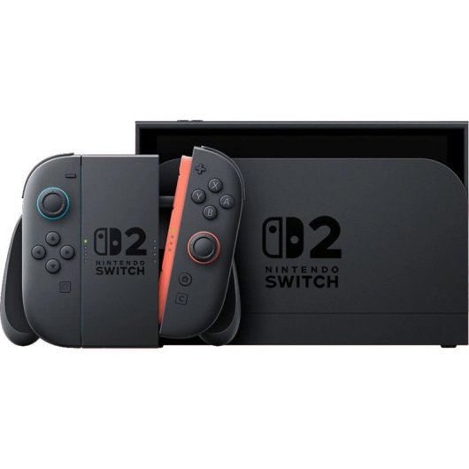 Nintendo Switch 2 7.9" 256GB Magnetic Joy-Con Modo Ratón Azul/Rojo + Mario Kart World + Funda