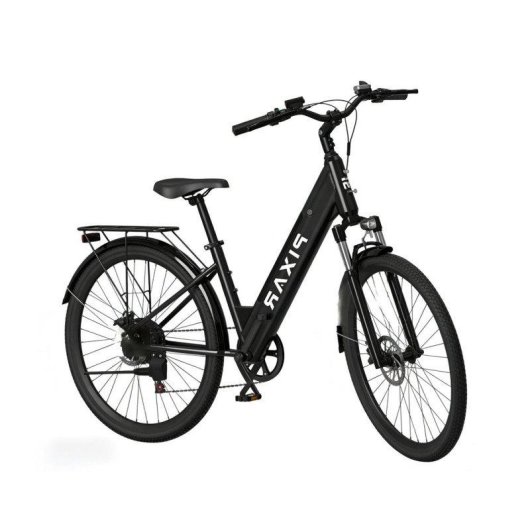 Bicicleta Elétrica Pixar Cruiser 250W 36V 12.8Ah 27.5x2 travões disco preta