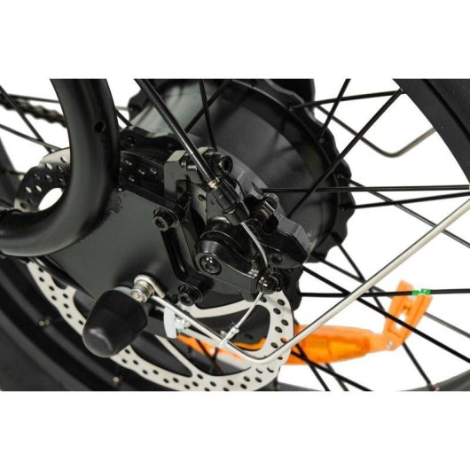 Bicicleta Elétrica Pixar Super V 500w 48v 15.6ah 20x4 Cinza Freio Disco