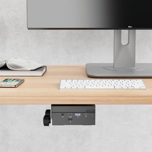 Fellowes 100136874 Supporto PC da Scrivania Metallo Bianco per CPU Max 5 kg