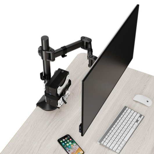 Fellowes 100136874 Supporto PC da Scrivania Metallo Bianco per CPU Max 5 kg