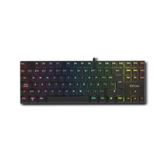 Tastatur Krom Klass 4-in-1 Set Mechanisch TKL RGB Schwarz mit Maus, Headset und Mauspad