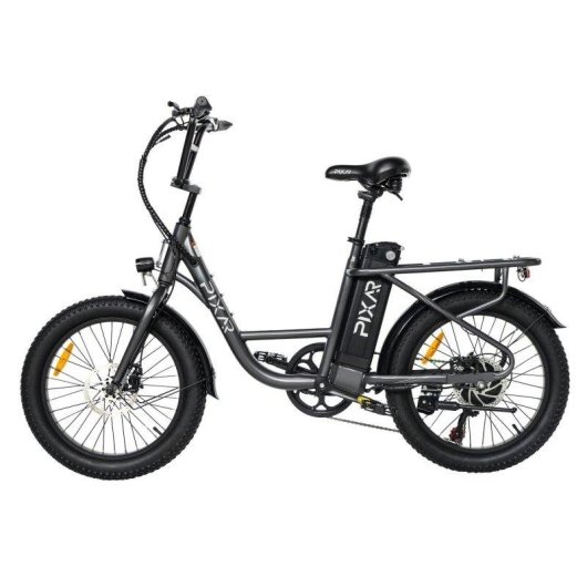 Elektrofahrrad Pixar Fun1 350w 36v 10.4ah 20x3 Fat Grau