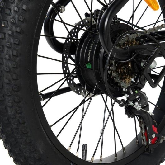 Elektrofahrrad Pixar Fun1 350w 36v 10.4ah 20x3 Fat Grau