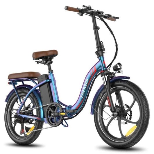 Bicicleta Elétrica Fafrees F20+ Pro 250W 36V 25Ah 20" Aurora Azul