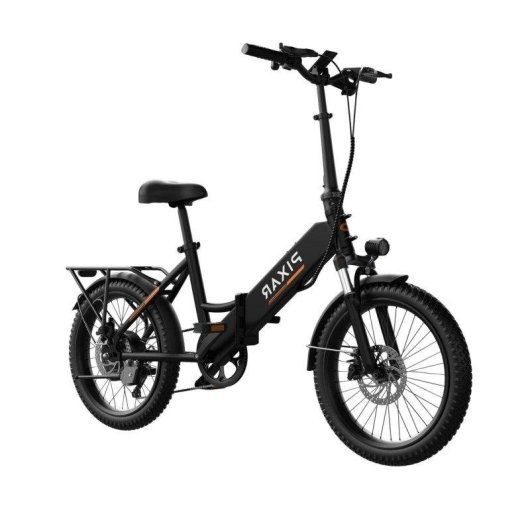 Bicicleta Elétrica Pixar Rusher 250w 48v 12.8ah 20x3 Preta Freio Disco