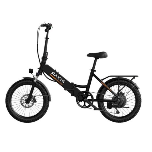 Bicicleta Elétrica Pixar Rusher 250w 48v 12.8ah 20x3 Preta Freio Disco