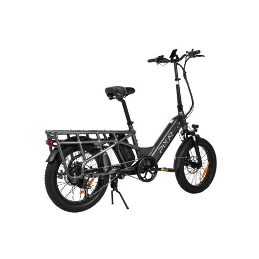 Bicicleta Elétrica Pixar Plus7 500w 48v 10ah Fat Tire Cinza
