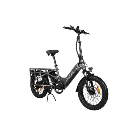 Bicicleta Elétrica Pixar Plus7 500w 48v 10ah Fat Tire Cinza