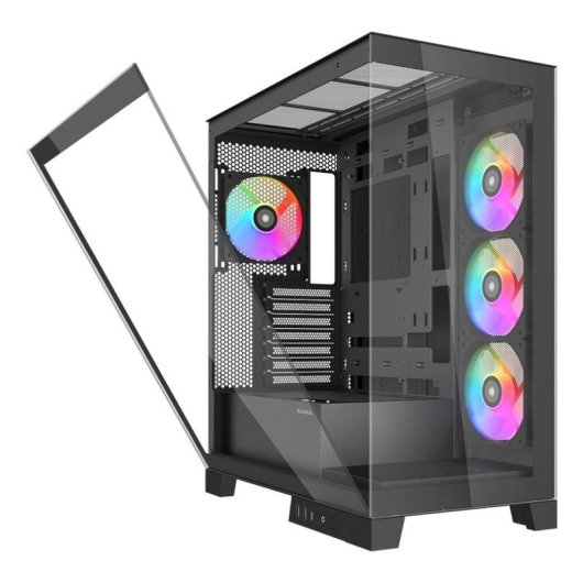 Caixa Sama Gears V50 ATX Midi Tower Preto Vidro Temperado Gaming