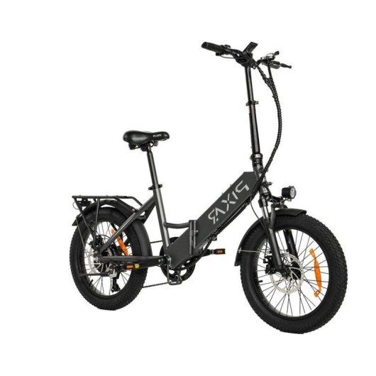 Bicicleta Elétrica Pixar Wind1 500w 48v 10,4ah 20x3 Cinza Freio Disco