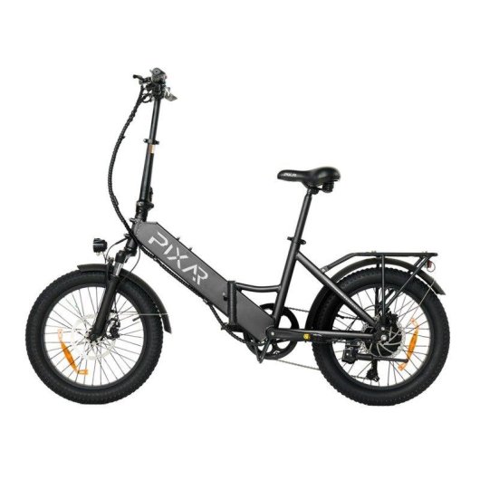 Bicicleta Elétrica Pixar Wind1 500w 48v 10,4ah 20x3 Cinza Freio Disco