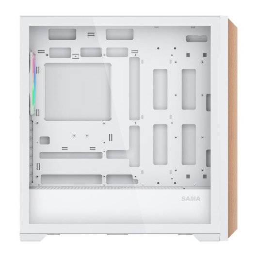 Caixa Sama Gears Z60 Midi Tower Branca ATX Vidro Temperado USB-C