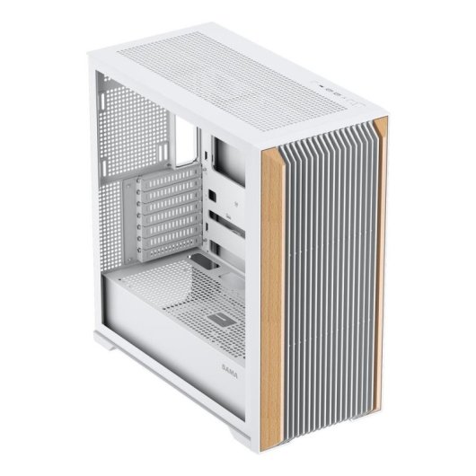 Caixa Sama Gears Z60 Midi Tower Branca ATX Vidro Temperado USB-C