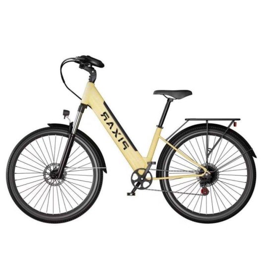 Bicicleta Elétrica Pixar Cruiser 250w 36v 12.8ah 27.5x2 Travões Disco Amarelo