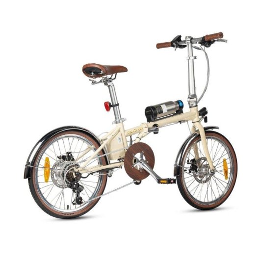Bicicleta Elétrica Maxturn Smart20 250w 36v5.2ah 20 polegadas Bege