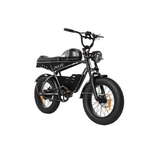 Bicicleta Elétrica Pixar Super V 500w 48v 30ah 20x4 Preta Freio a Disco