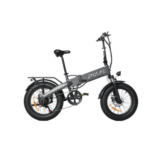 Bicicleta Eletrica Pixar Star1 500w 48v 15ah 20x4 Cinza Freio Disco