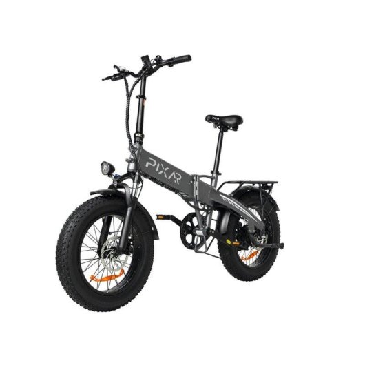 Bicicleta Eletrica Pixar Star1 500w 48v 15ah 20x4 Cinza Freio Disco