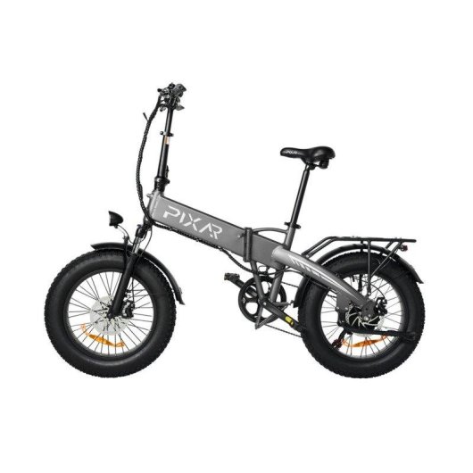 Bicicleta Eletrica Pixar Star1 500w 48v 15ah 20x4 Cinza Freio Disco