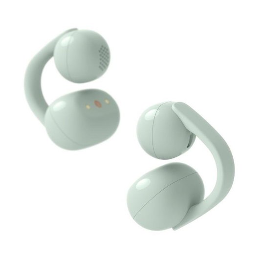 Auriculares Sony LinkBuds Clip sem fios Bluetooth 5.3 desporto chamadas verde