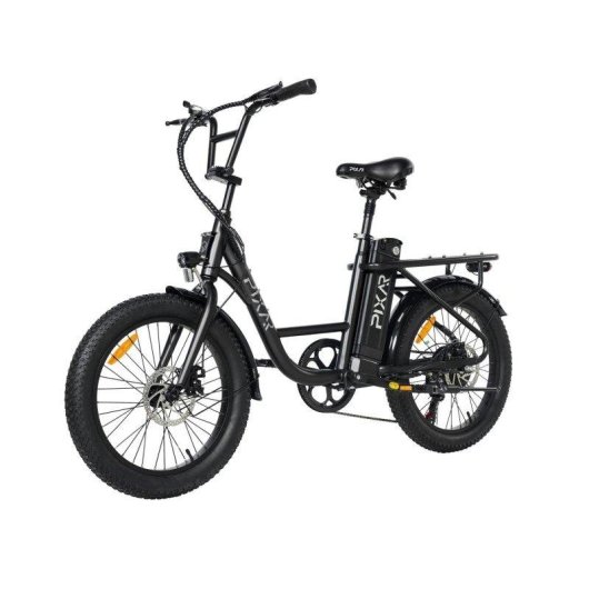 Bicicleta Eletrica Pixar Fun1 350w 36v 10.4ah 20x3 Fat Preto