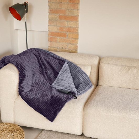 Heizdecke Solac Kaunas+ XXL 140x180 cm 9 Stufen grau