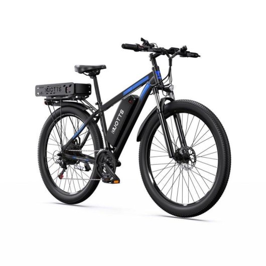 Bicicleta Elétrica DUOTTS C29-k 750W 48V Dupla Bateria 29 polegadas Azul Preto
