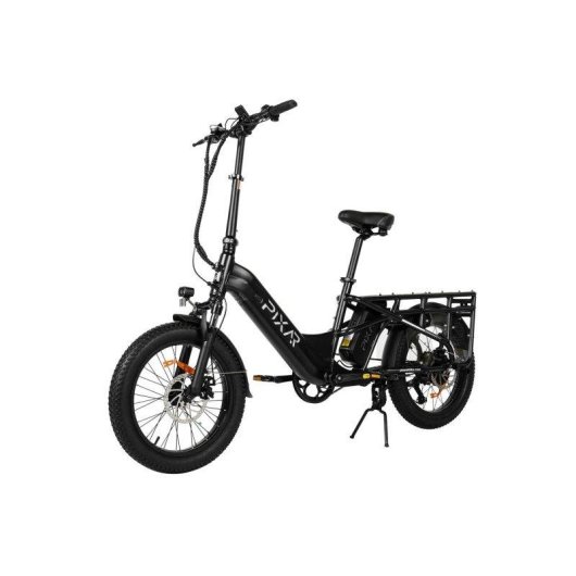 Bicicleta Elétrica Pixar Plus7 500w 48v 10ah Fat Tire Preta